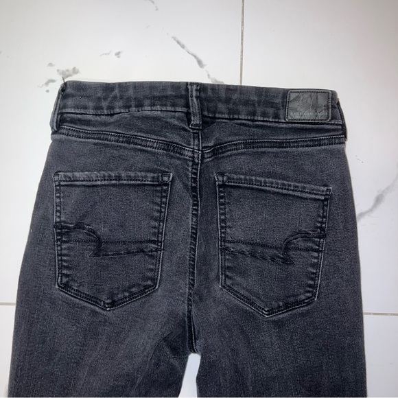 American Eagle distressed black jeans - Picture 3 of 5